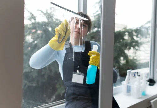 Nettoyage de vitres intérieures et extérieures à Jallanges